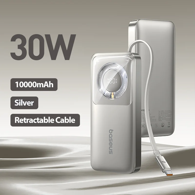 Silver 30W 10000mah