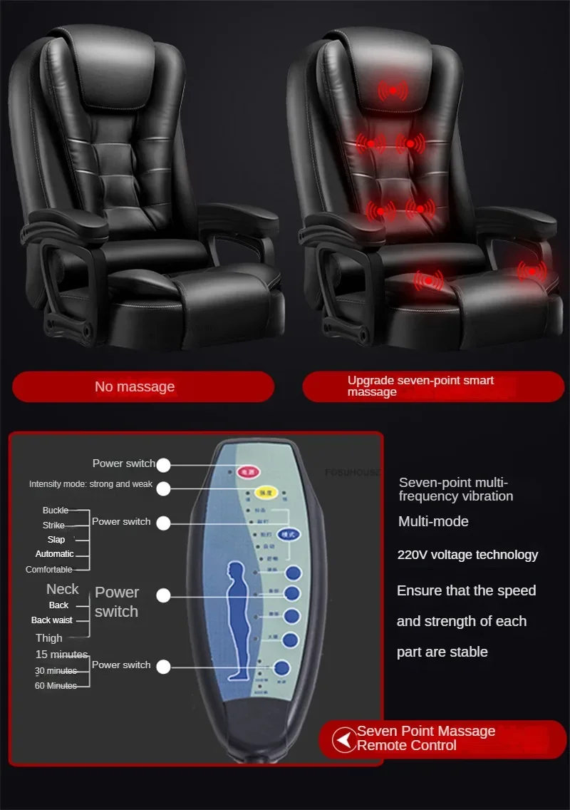 Reclining Massage Gaming Chair European Backrest Office Chairs Home Computer Chair Modern Office Furniture Bedroom Lift Armchair Reclining Massage Gaming Chair European Backrest Office Chairs Home Computer Chair Modern Office Furniture Bedroom Lift Armchair