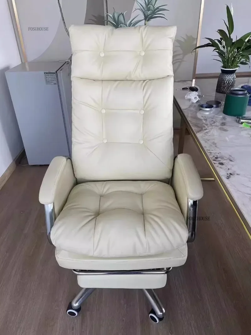 Nordic Modern Gaming Chair Executive Office Chairs Lazy Comfy Armchair Lounge Cushion Reading Office Furniture Chairs Wheels F l