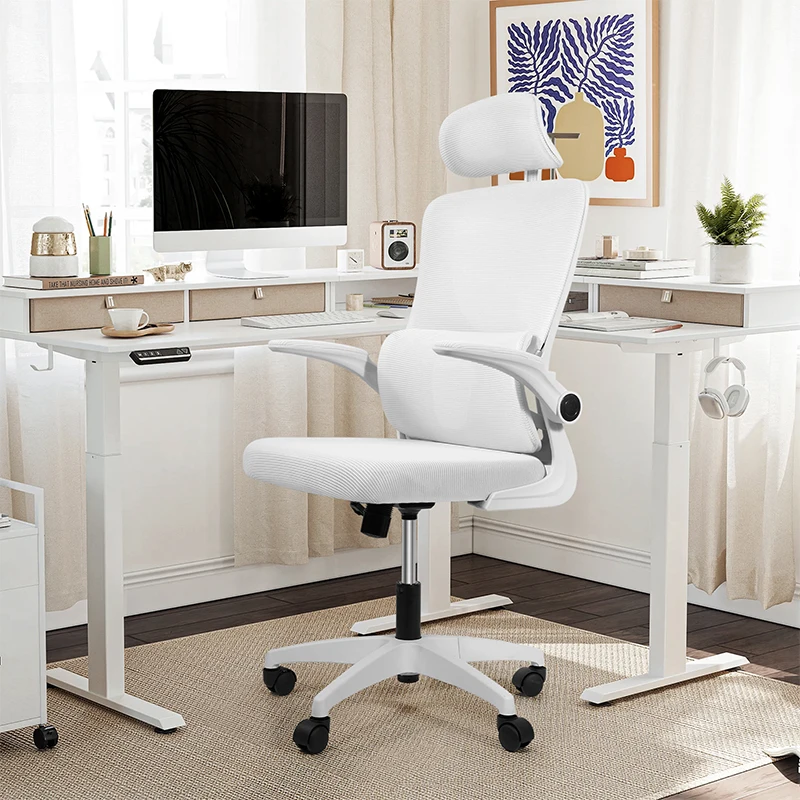 Office Chair Ergonomic High Back Chair Mesh Sliding Gaming Computer Chairs Adjustable Rotating Armchair Commercial Home Furnitur